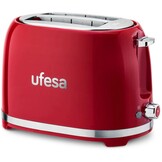 Ufesa Classic PinUp Rood - Broodrooster