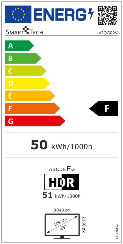 Smart Tech 43QG02V - QLED TV
