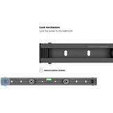 Multibrackets M Universal Wallmount Small Zwart - Muurbeugel