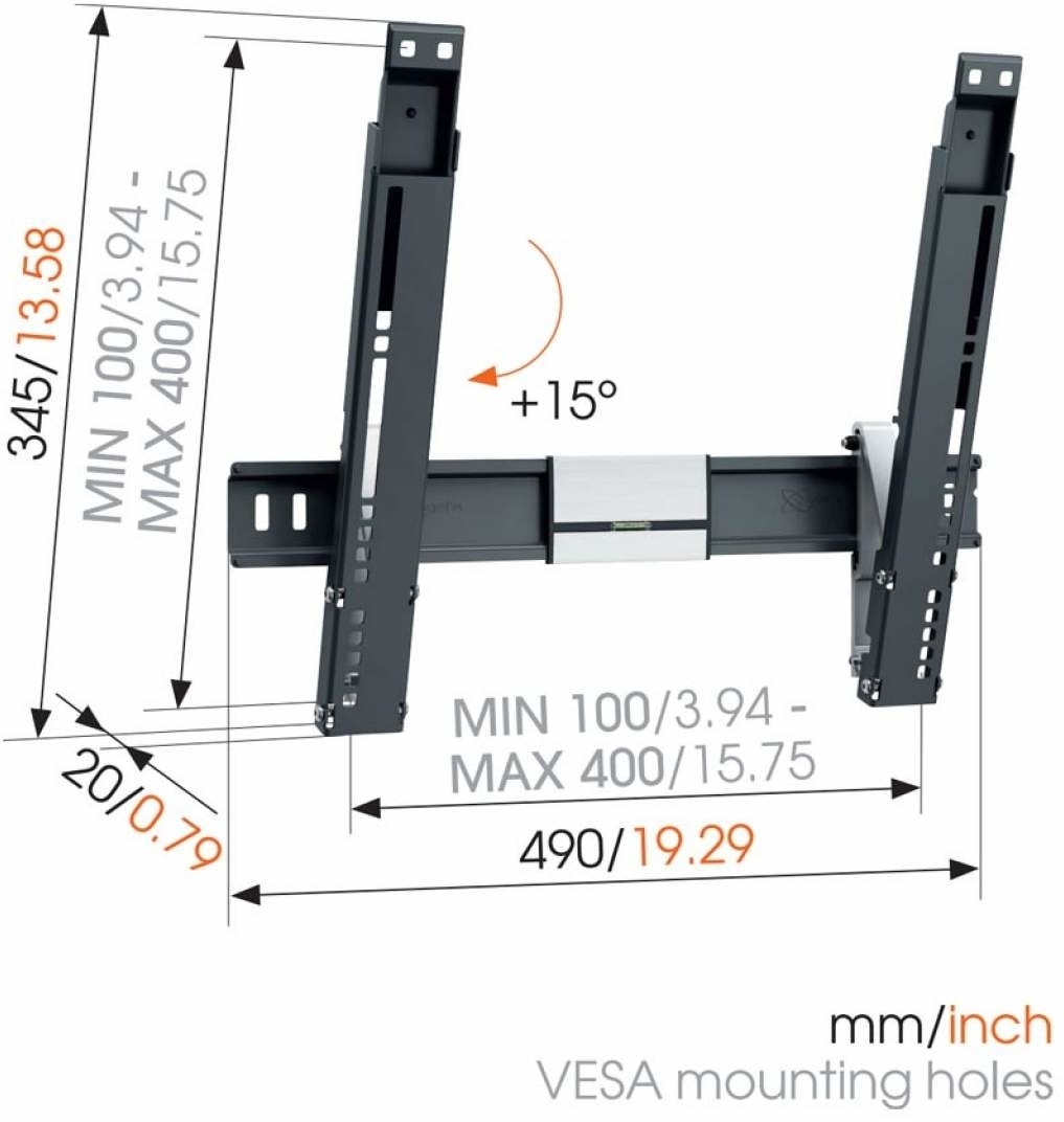 Vogel's Thin 415 - TV muurbeugel