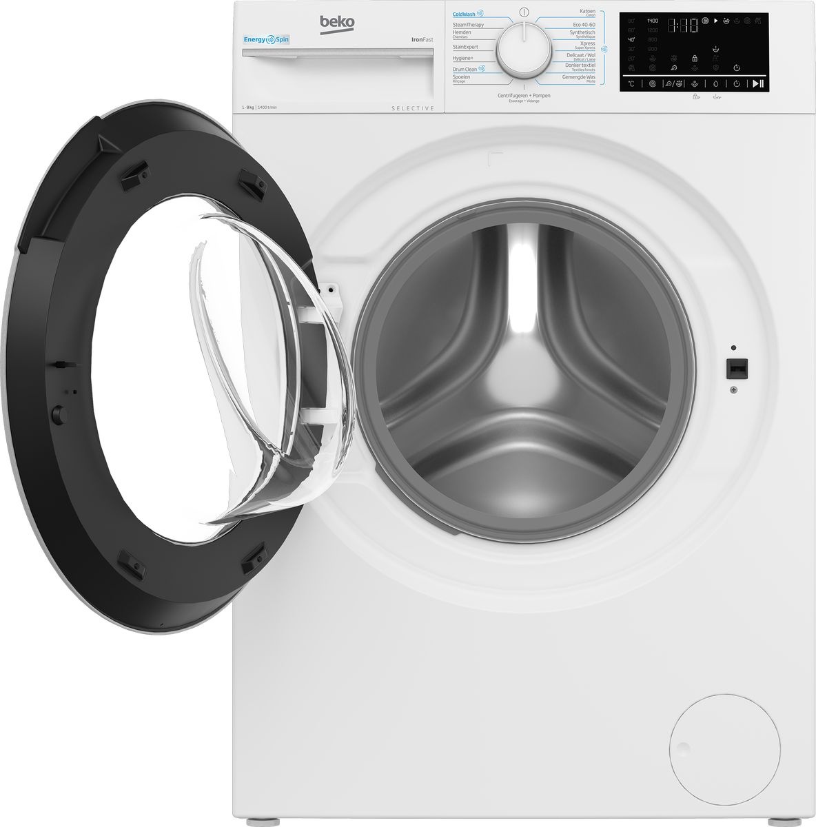 Beko B3WM4841W2 Selective Line EnergySpin - Wasmachine