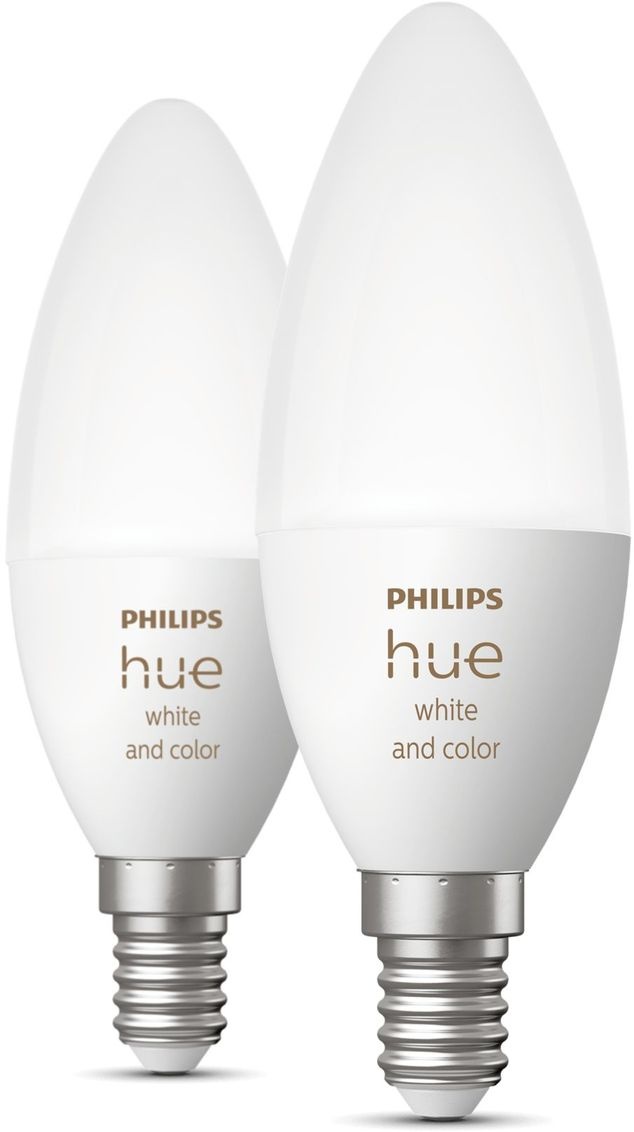 Philips Hue Losse kaarslamp E14 Duopak - Slimme lamp