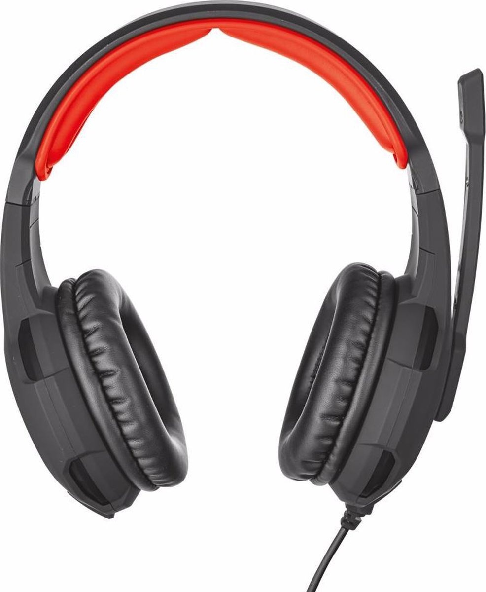 Trust GXT 310 Radius (Zwart/Rood) - Gaming headset