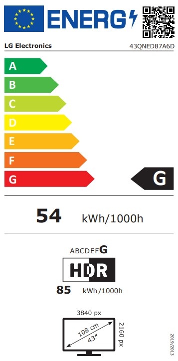 LG 43QNED87A6D (2025) - QNED TV