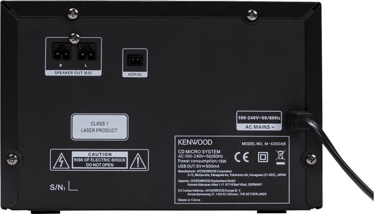 Kenwood M-420DAB - Stereo set