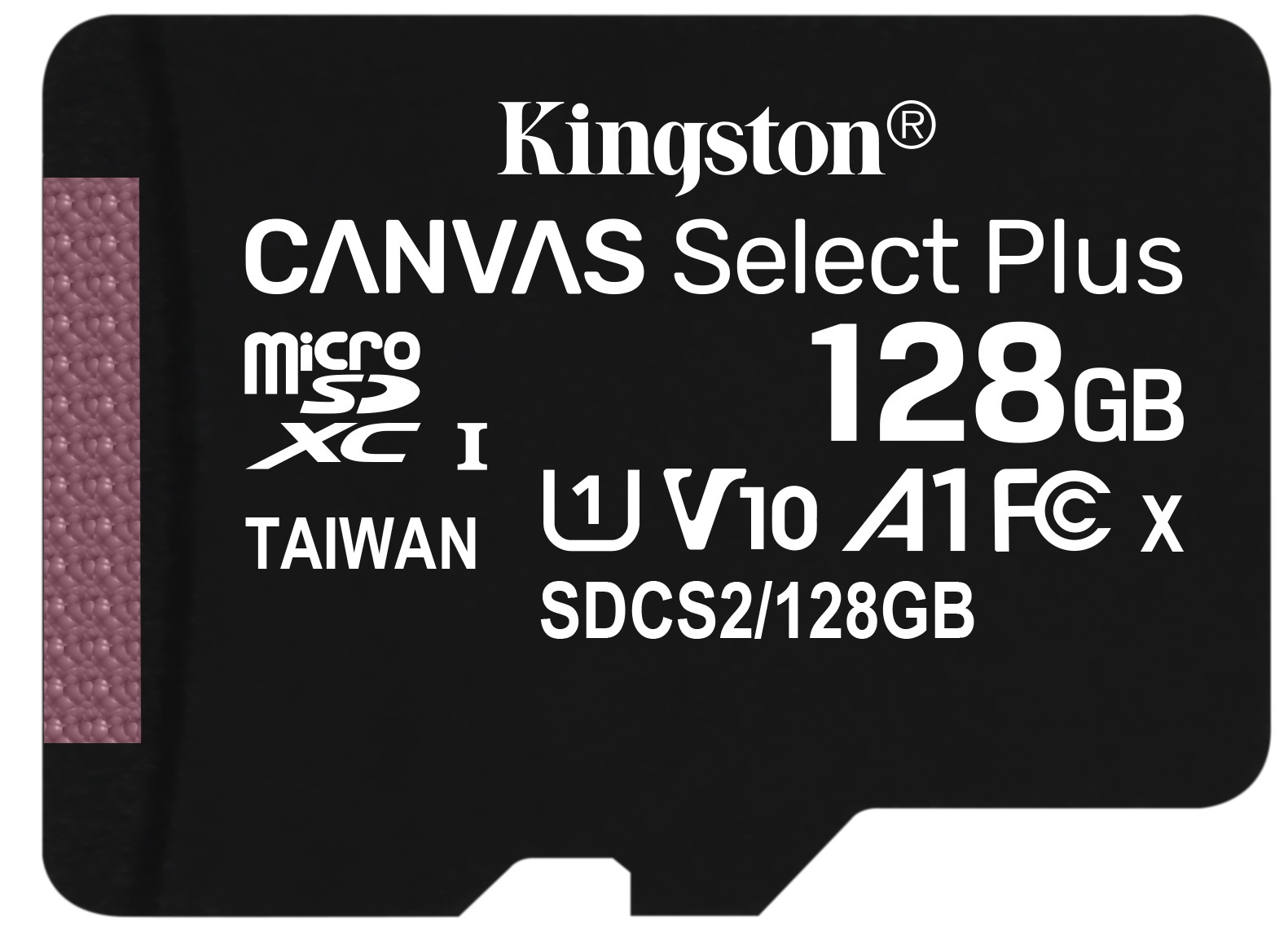 Kingston Canvas Select Plus 128GB Micro SDXC geheugenkaart - Micro SD kaart
