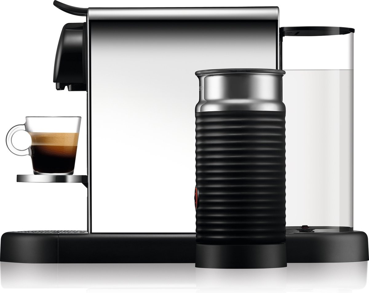Krups Nespresso CitiZ Platinum & Milk XN630D RVS - Koffiemachine