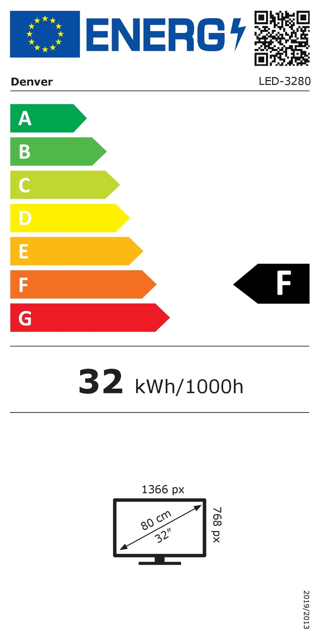 Denver LED-3280 - LED TV