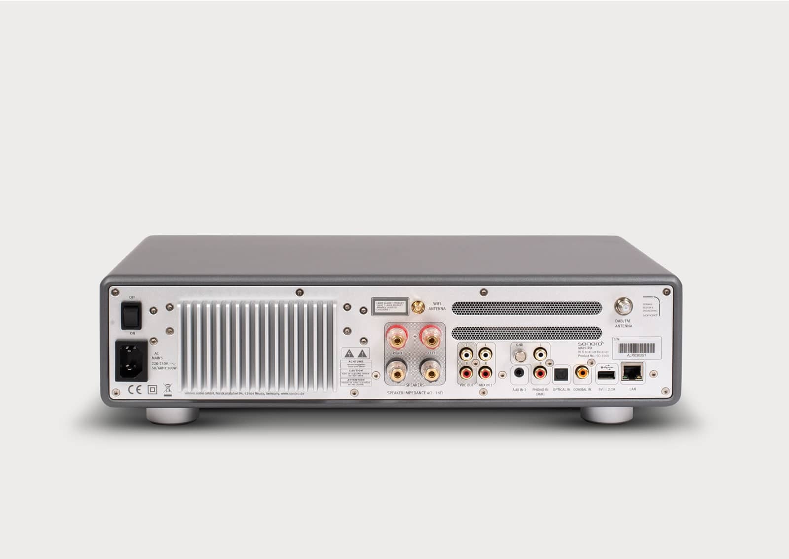 Sonoro MAESTRO Grafiet - Receiver