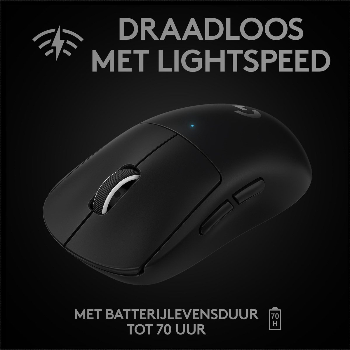 Logitech G Pro X Superlight Zwart - Gaming Muis