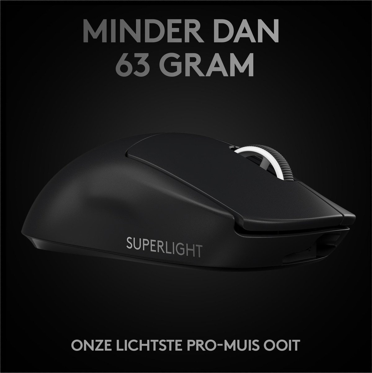 Logitech G Pro X Superlight Zwart - Gaming Muis