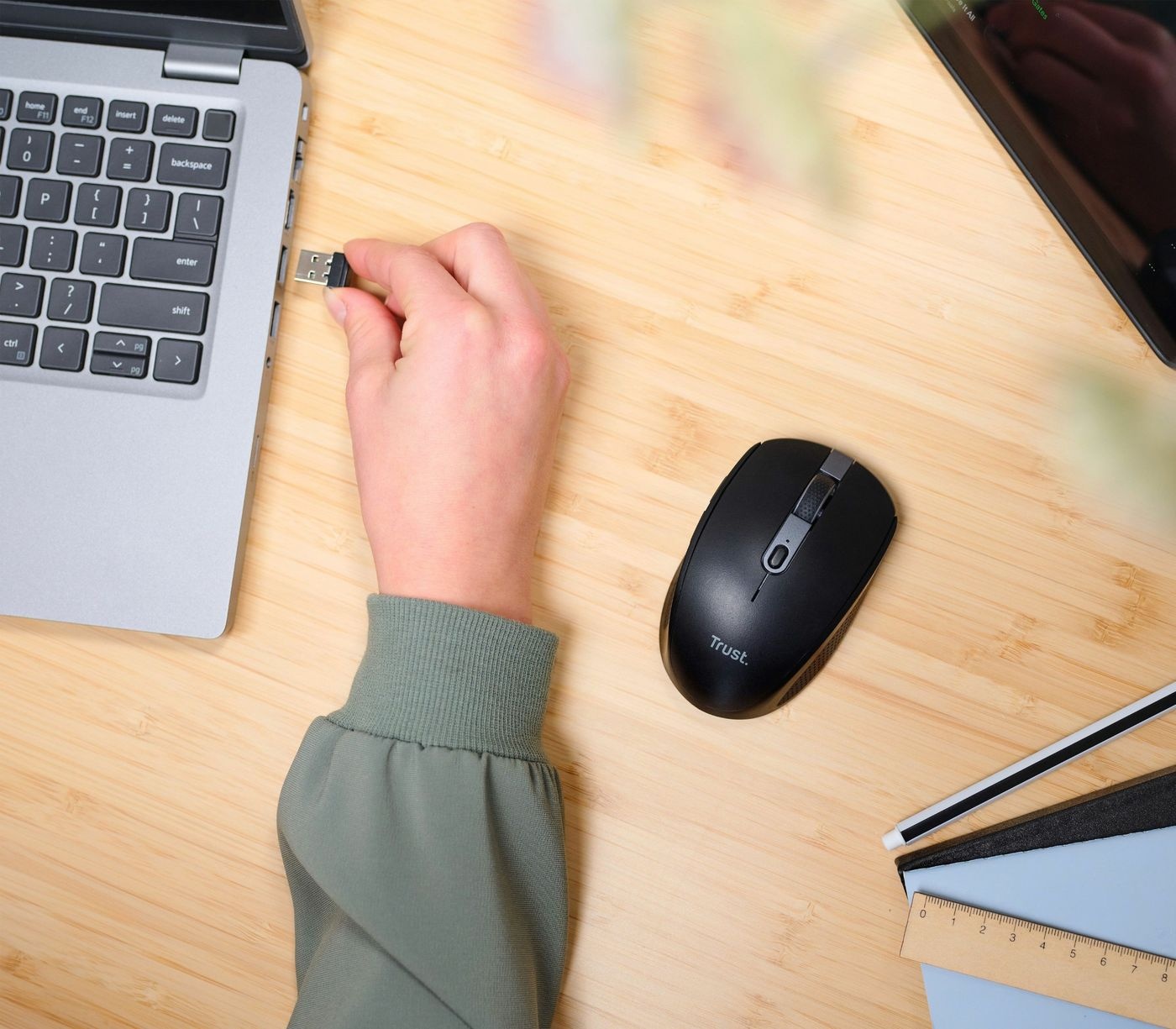 Trust Ozaa Compact Zwart - Muis