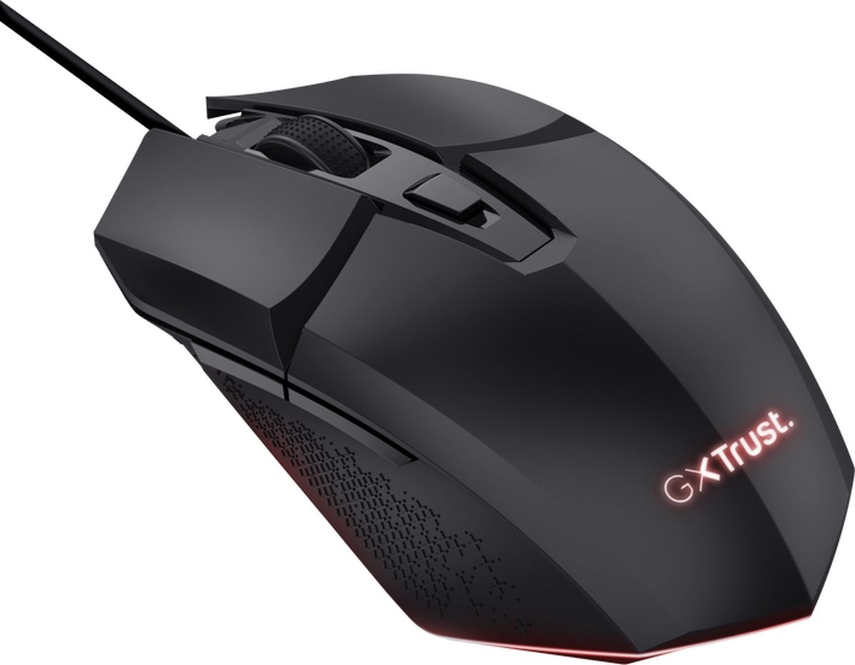 Trust GXT 109 Felox Zwart - Gaming Muis