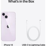 Refurbished iPhone 14 128 GB Paars (A grade) - Mobiele telefoon