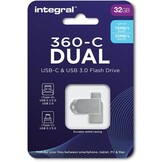 Integral 3.0 USB-360-C Dual 32GB - USB-stick