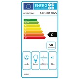 Inventum AKO6012RVS - Onderbouw afzuigkap