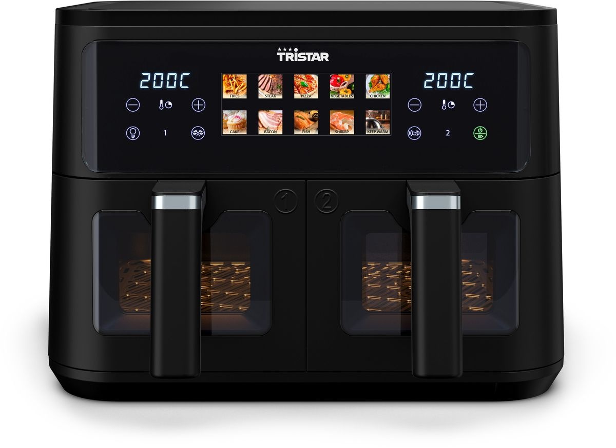 Tristar FR-9075 Double Basket - Hetelucht friteuse