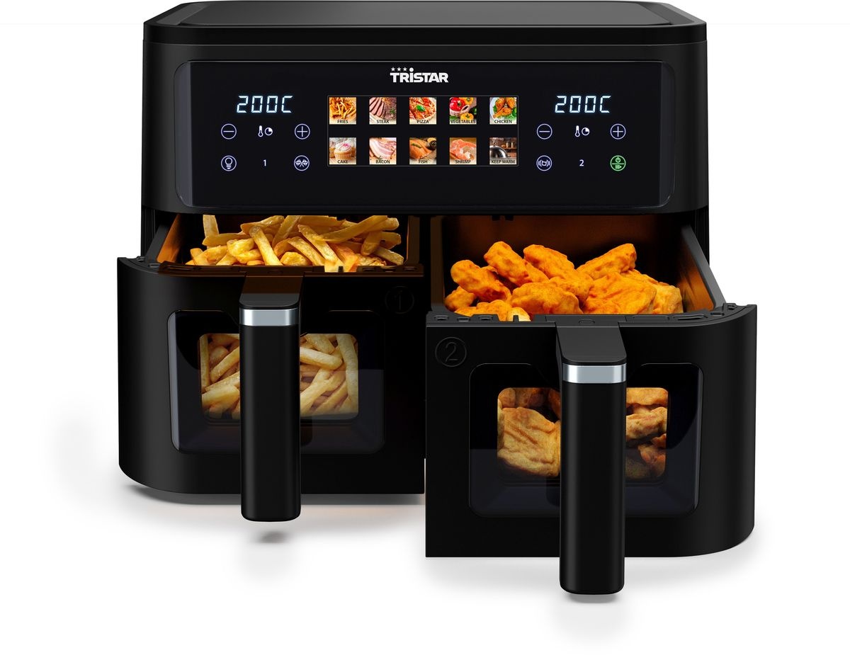 Tristar FR-9075 Double Basket - Hetelucht friteuse