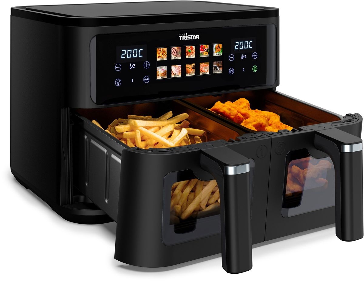 Tristar FR-9075 Double Basket - Hetelucht friteuse