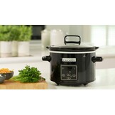 Crock-Pot CR061 Digital Slow Cooker 2,4L Zwart - Stoomkoker