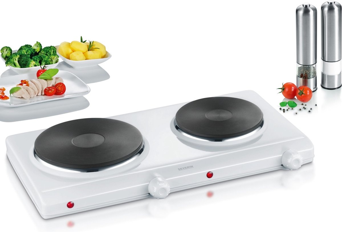 Severin DK1042 wit - Elektrische kookplaat