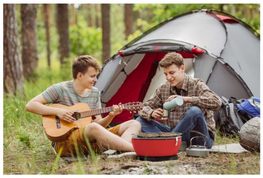 Feuerdesign Vesuvio Rood  - Tafelbarbecue