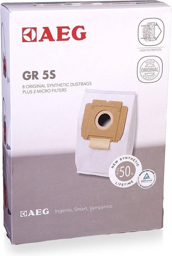 AEG GR5S (8 stuks) - Stofzuigerzakken