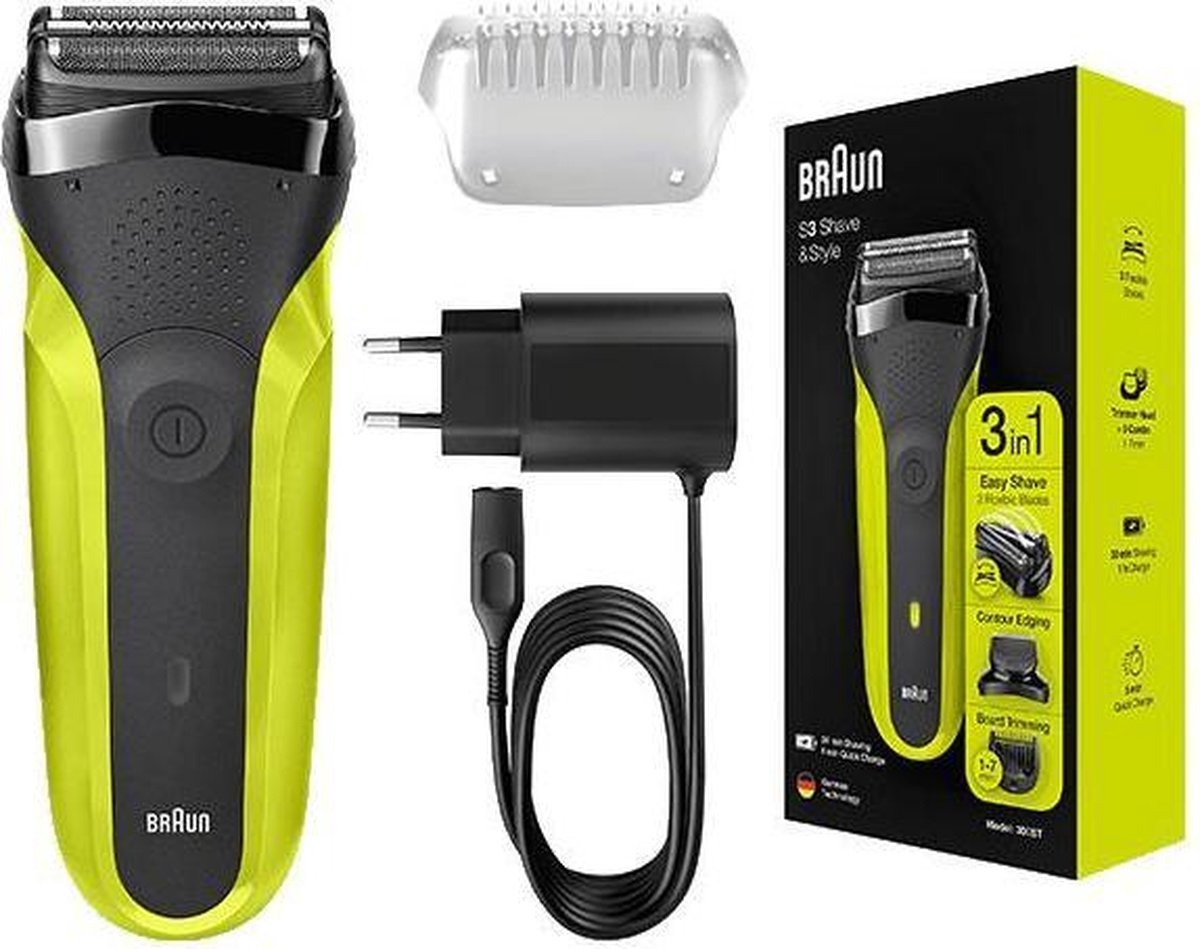 Braun Series 3 Shave&Style 300BT Zwart - Scheerapparaat