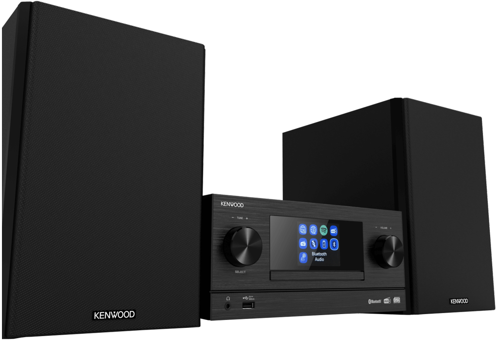 Kenwood M-9000S Zwart - Stereo set