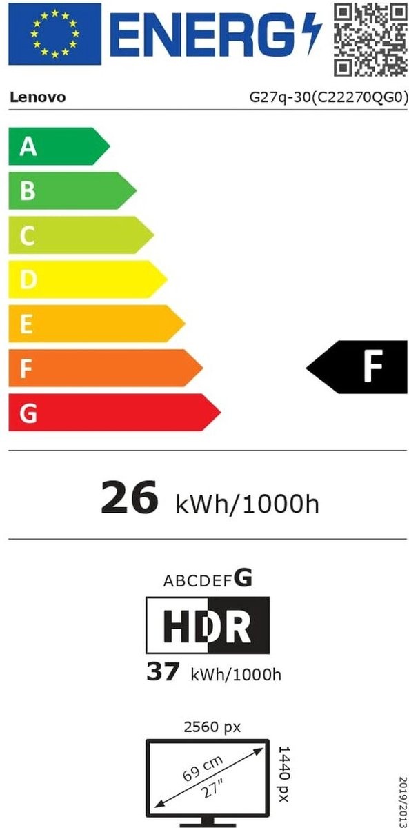 Lenovo G27q-30 - Monitor