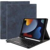 Just in Case Vintage Bluetooth Keyboard Cover - Apple iPad 10.2 - Zwart - Beschermhoes
