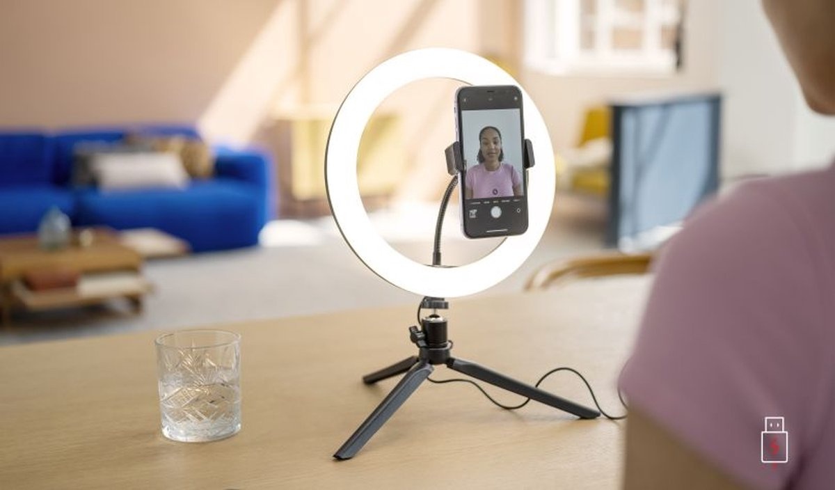 Trust Maku Vloggingkit ringlamp