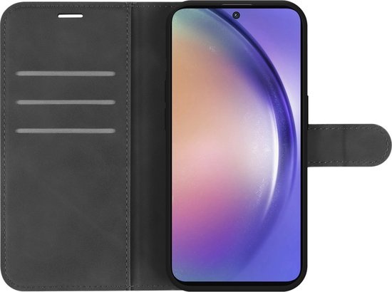 Just In Case Samsung Galaxy A55 Premium Wallet Zwart - Beschermhoes