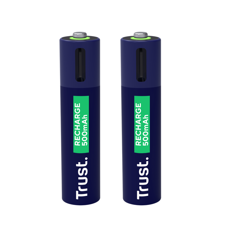 Trust USB-C oplaadbare AAA-batterijen