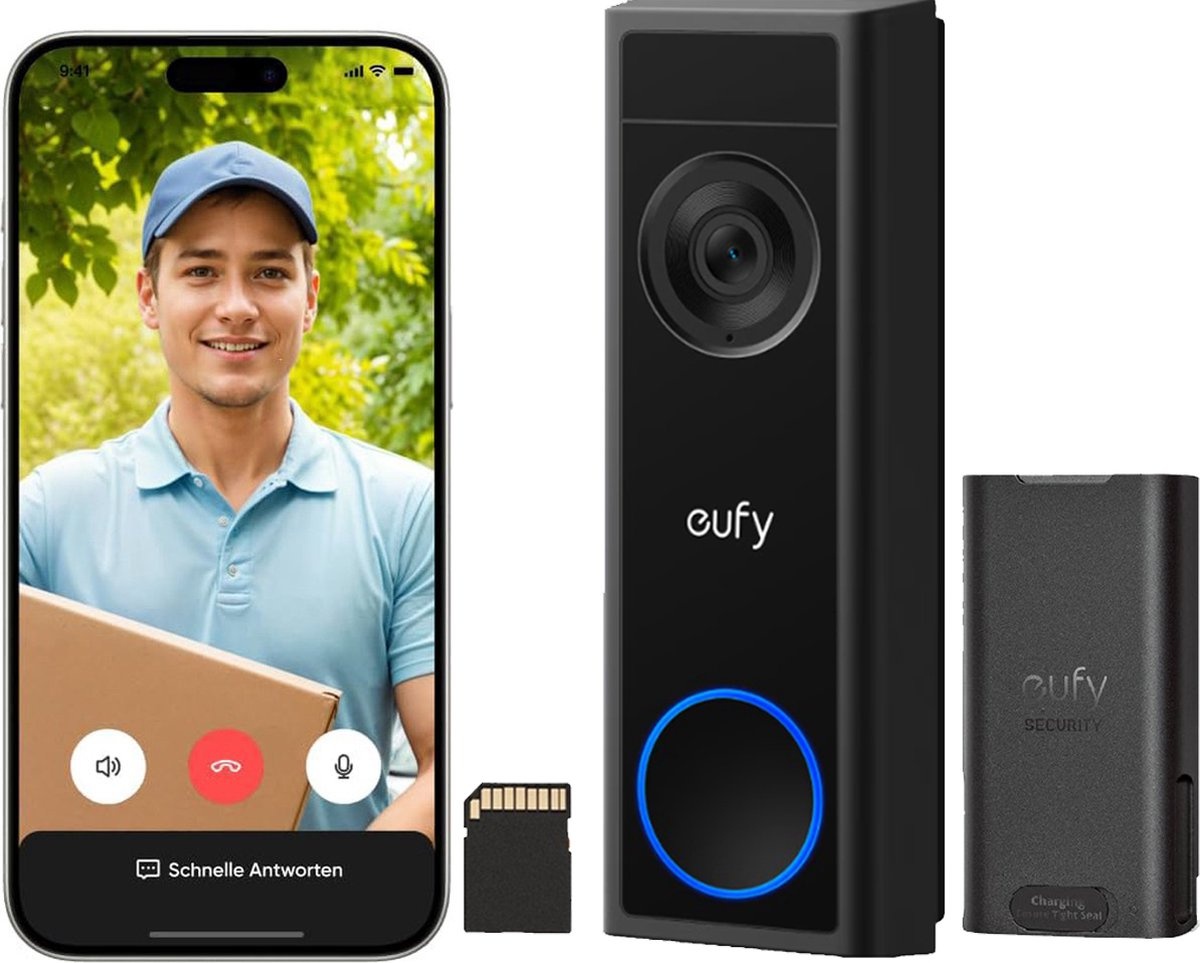 Eufy C31 Video Doorbell met SD kaart - Deurbel