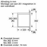 Bosch BFL523MB3 - Inbouw magnetron