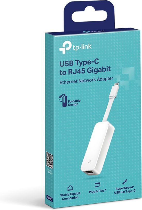 TP-Link UE300C USB Type-C naar RJ45 Gigabit Ethernet - Netwerkadapter