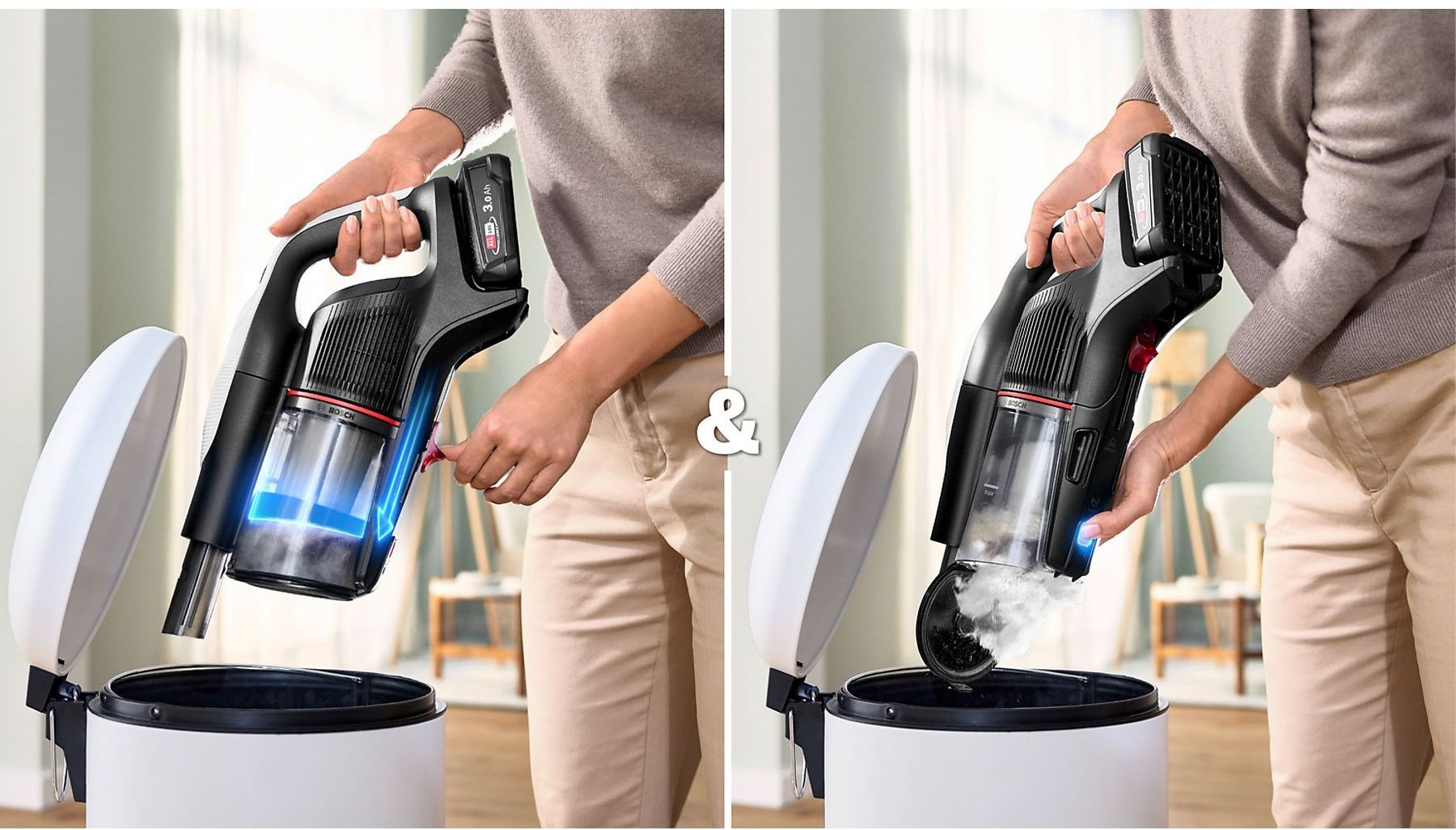 Bosch Unlimited 9 BCS931WBA - Steelstofzuiger