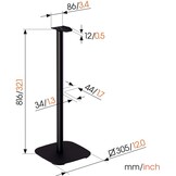 Vogel's SFS 4133 voor Sonos Era 300 Zwart - Speakerstandaard