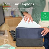 Trust Lisboa 13.3" Blauw - Laptop Sleeve