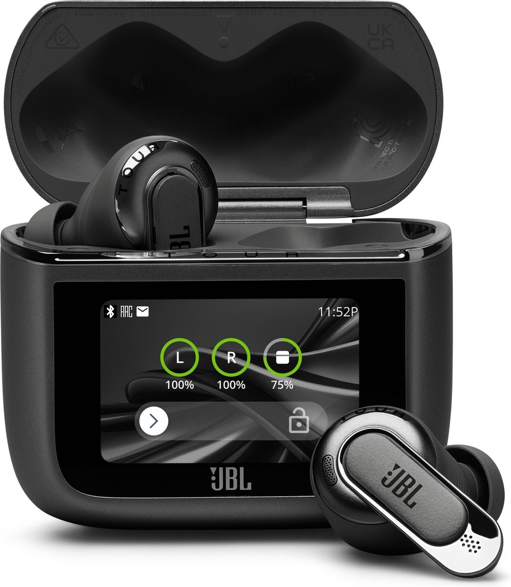 JBL Tour Pro 3 Zwart - Draadloze oordopjes