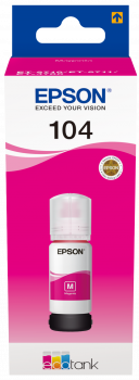 Epson Inktflesje Ecotank 104 Magenta - Inktcartridge