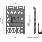 Cavus CHU03 Universele houder voor TV Decoder - Muurbeugel
