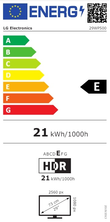 LG 29WP500-B UltraWide - Monitor