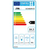 ETNA AO460RVS - Onderbouw afzuigkap