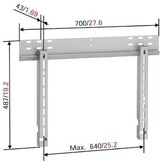 Vogel's VFW040 Zwart 26-50 inch platte muurbeugel - TV muurbeugel
