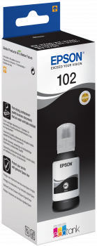 Epson Inktflesje Ecotank 102 Zwart - Inktcartridge