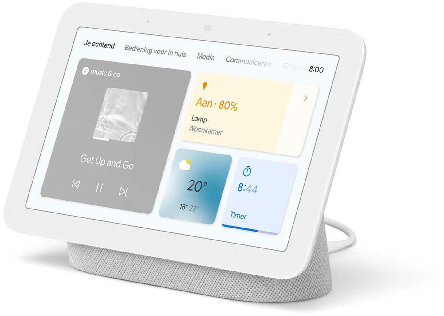Google Nest Hub 2 Chalk (GA01331-FR) - Smart Home systeem