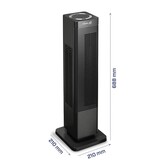 Clean Air Optima CA904B Hot & Cool Zwart - Staande ventilator