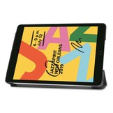 Just in Case  Smart Tri-Fold Case voor Apple iPad 10.2 Zwart - Beschermhoes